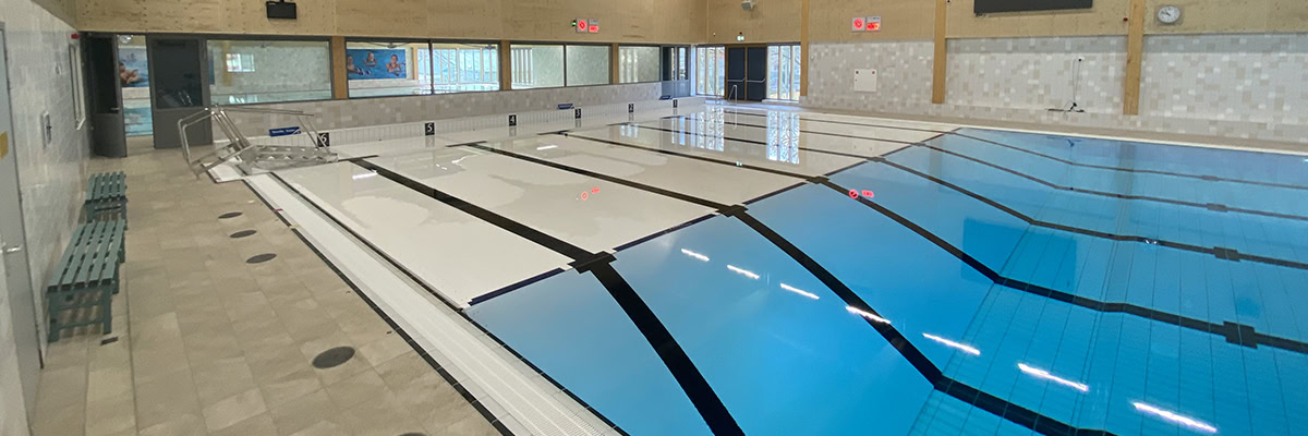 Fondo DUO y fondo con válvula en piscina de braak en helmond (Países Bajos)